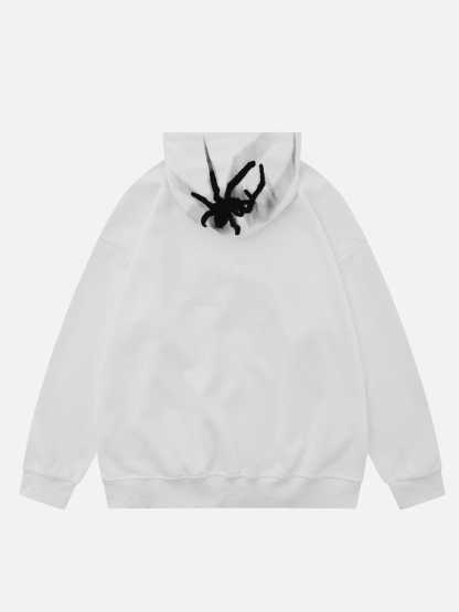 Aelfric Eden Spider Towel Embroidery Hoodie-IYAMIUIO