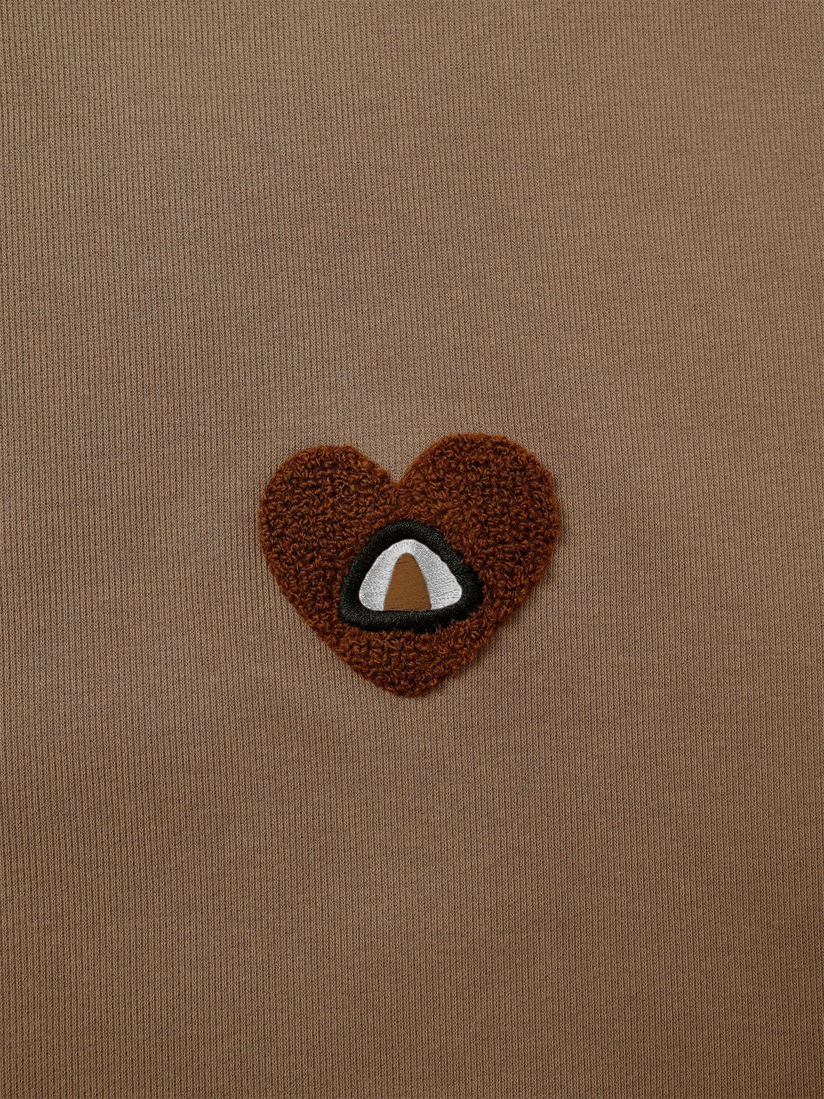 Aelfric Eden Basic Embroidery Heartie Hoodie-IYAMIUIO