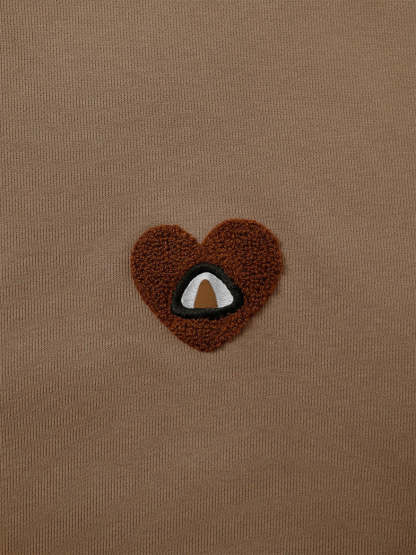 Aelfric Eden Basic Embroidery Heartie Hoodie-IYAMIUIO