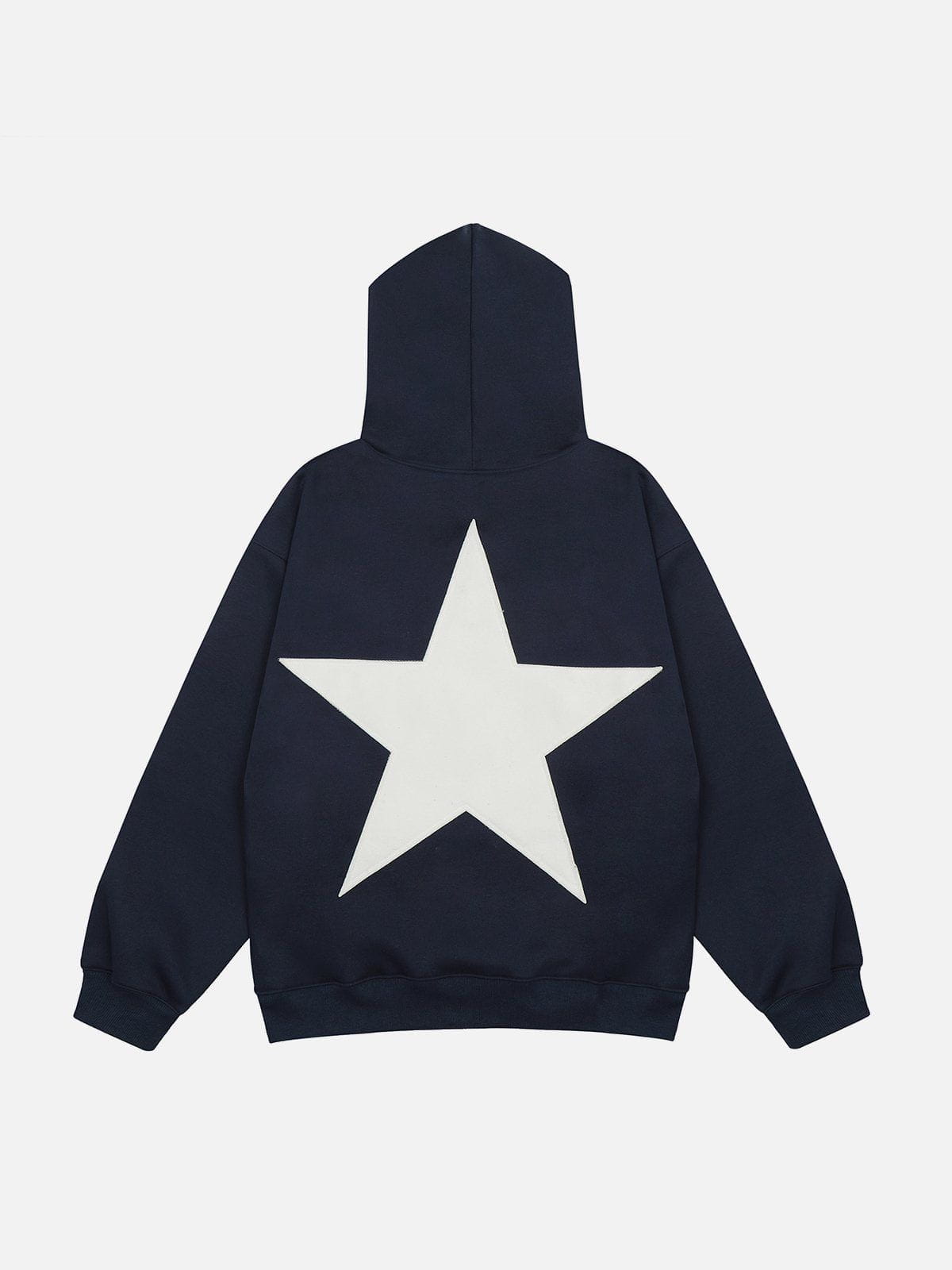 Aelfric Eden Star Print Color Contrast Hoodie-IYAMIUIO
