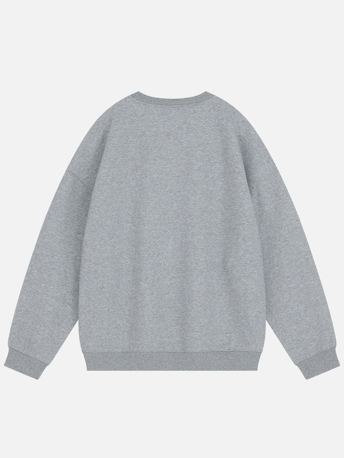 Aelfric Eden Basic Embroidery Heartie Sweatshirt-IYAMIUIO