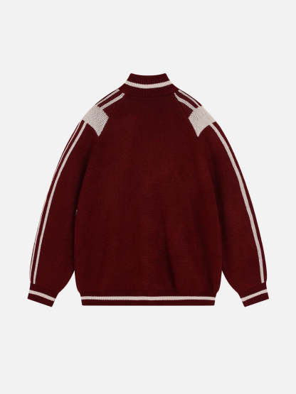 [Pre-Order] Aelfric Eden Number Jacquard Cardigan-IYAMIUIO