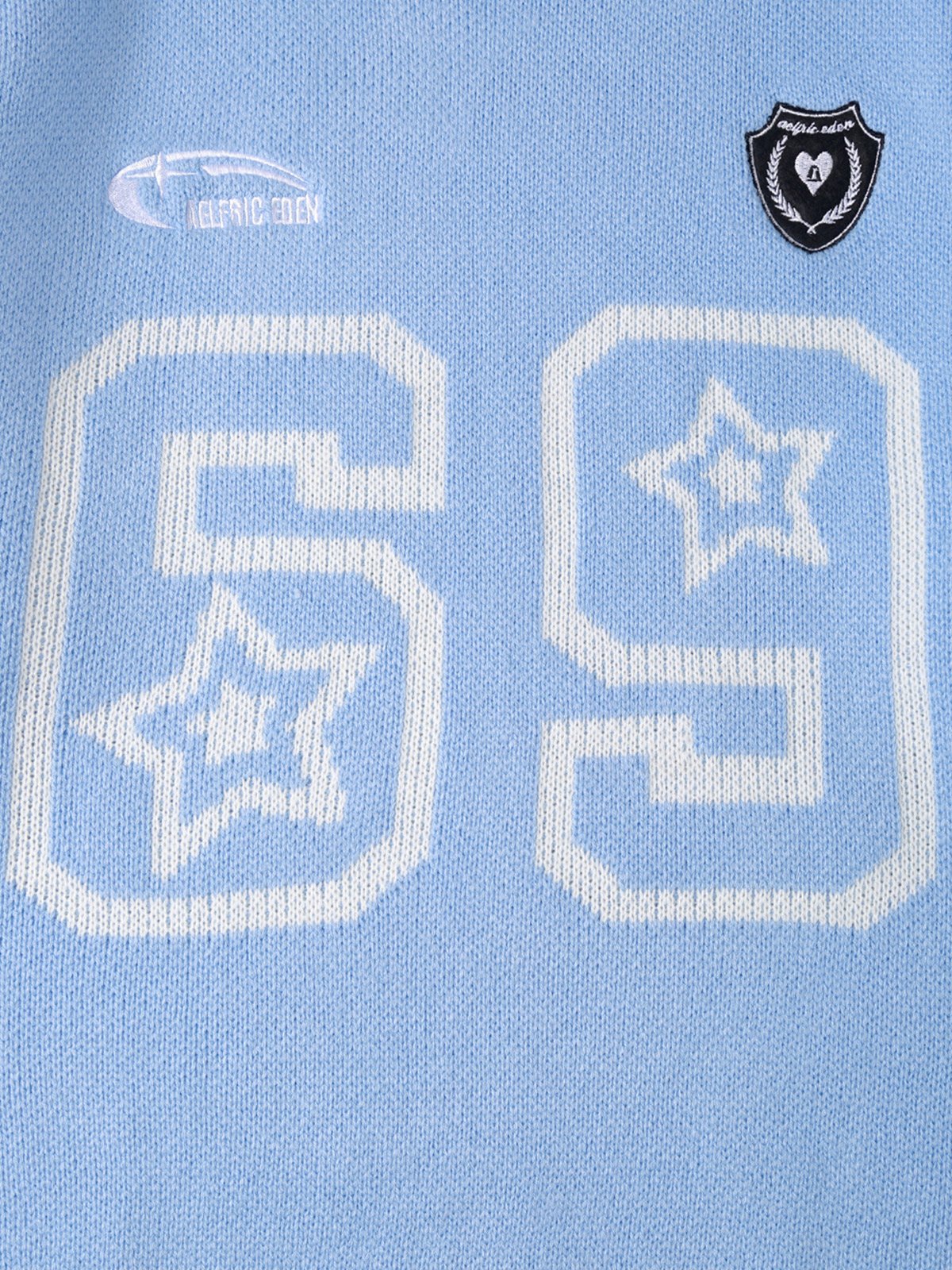 Aelfric Eden Jacquard Number Star Sweater-IYAMIUIO