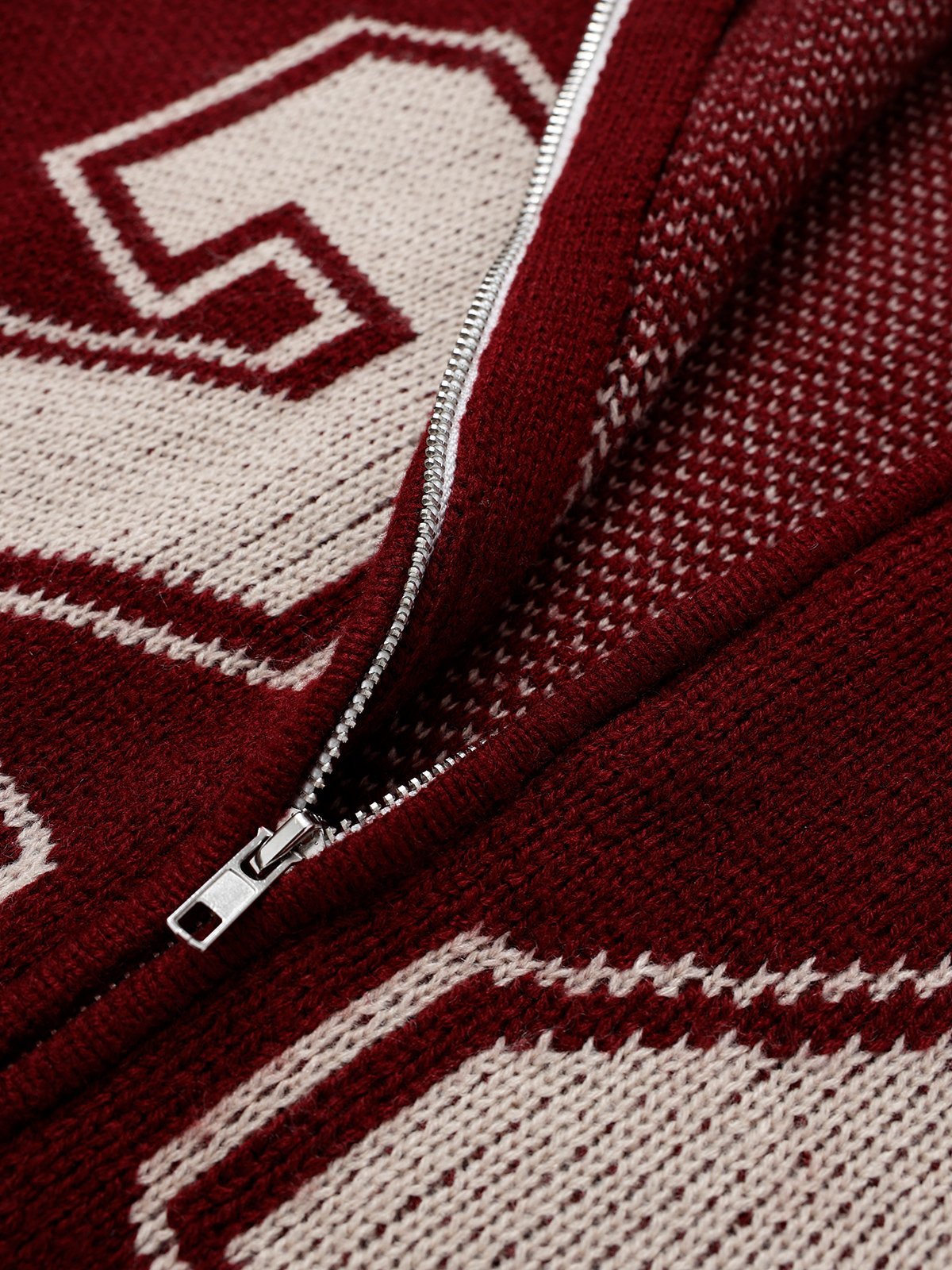 [Pre-Order] Aelfric Eden Number Jacquard Cardigan-IYAMIUIO