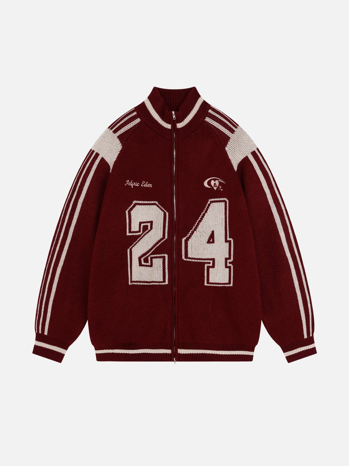 [Pre-Order] Aelfric Eden Number Jacquard Cardigan-IYAMIUIO