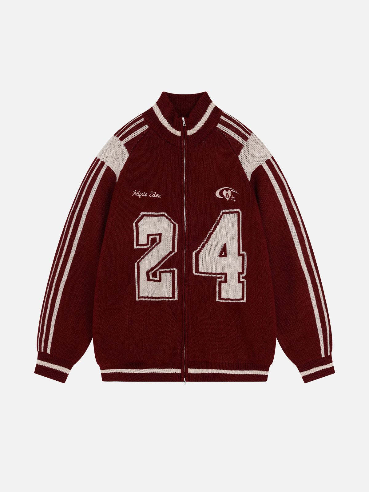 [Pre-Order] Aelfric Eden Number Jacquard Cardigan-IYAMIUIO