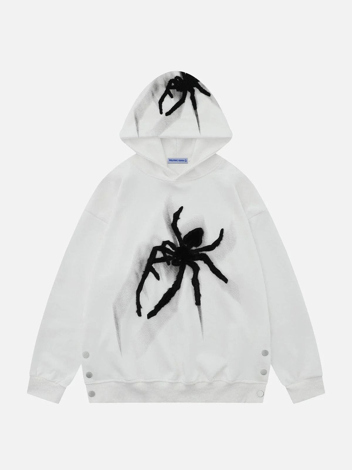 Aelfric Eden Spider Towel Embroidery Hoodie-IYAMIUIO