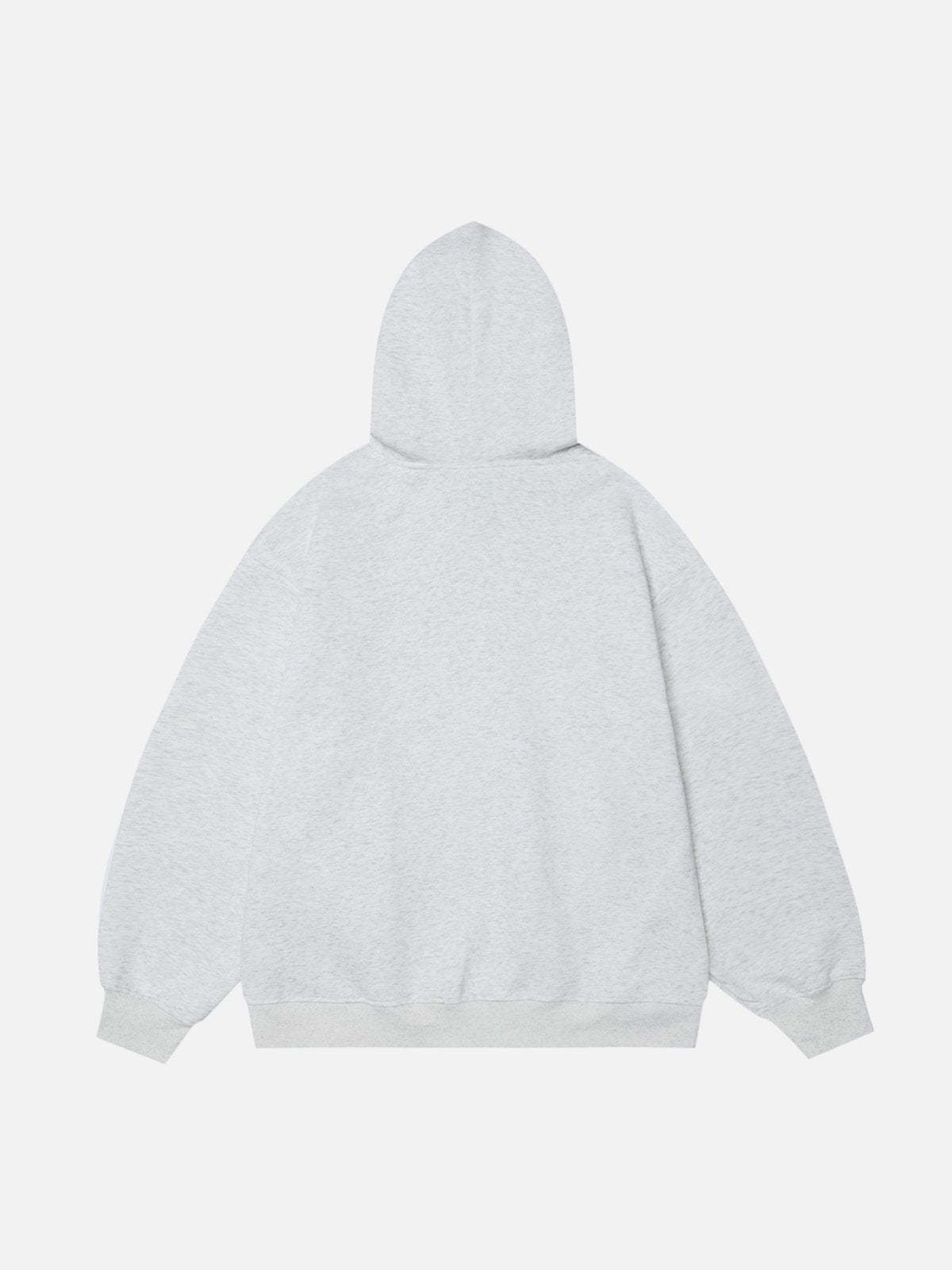 Aelfric Eden Broken Number Print Hoodie-IYAMIUIO