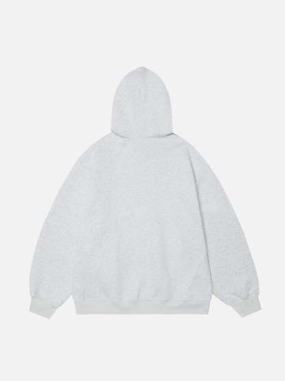 Aelfric Eden Broken Number Print Hoodie-IYAMIUIO