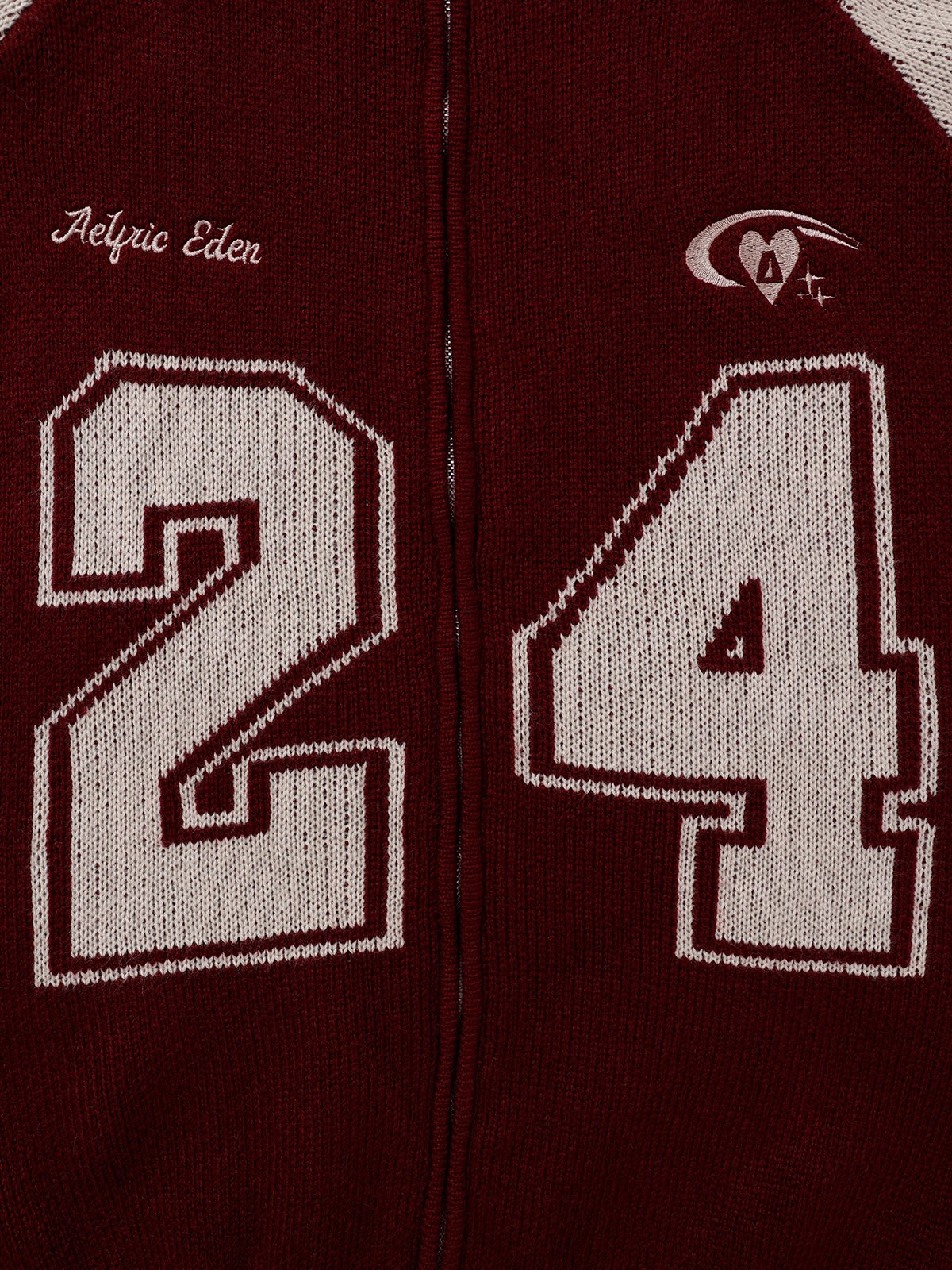 [Pre-Order] Aelfric Eden Number Jacquard Cardigan-IYAMIUIO