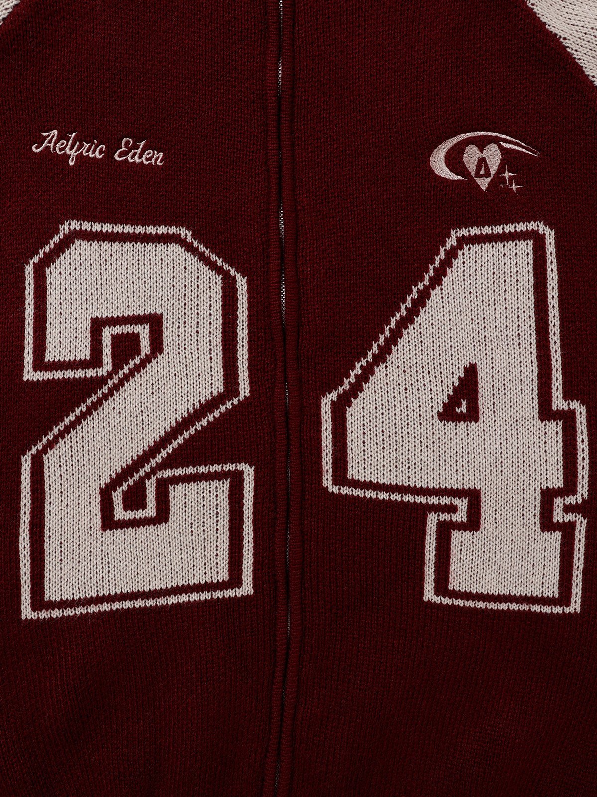[Pre-Order] Aelfric Eden Number Jacquard Cardigan-IYAMIUIO