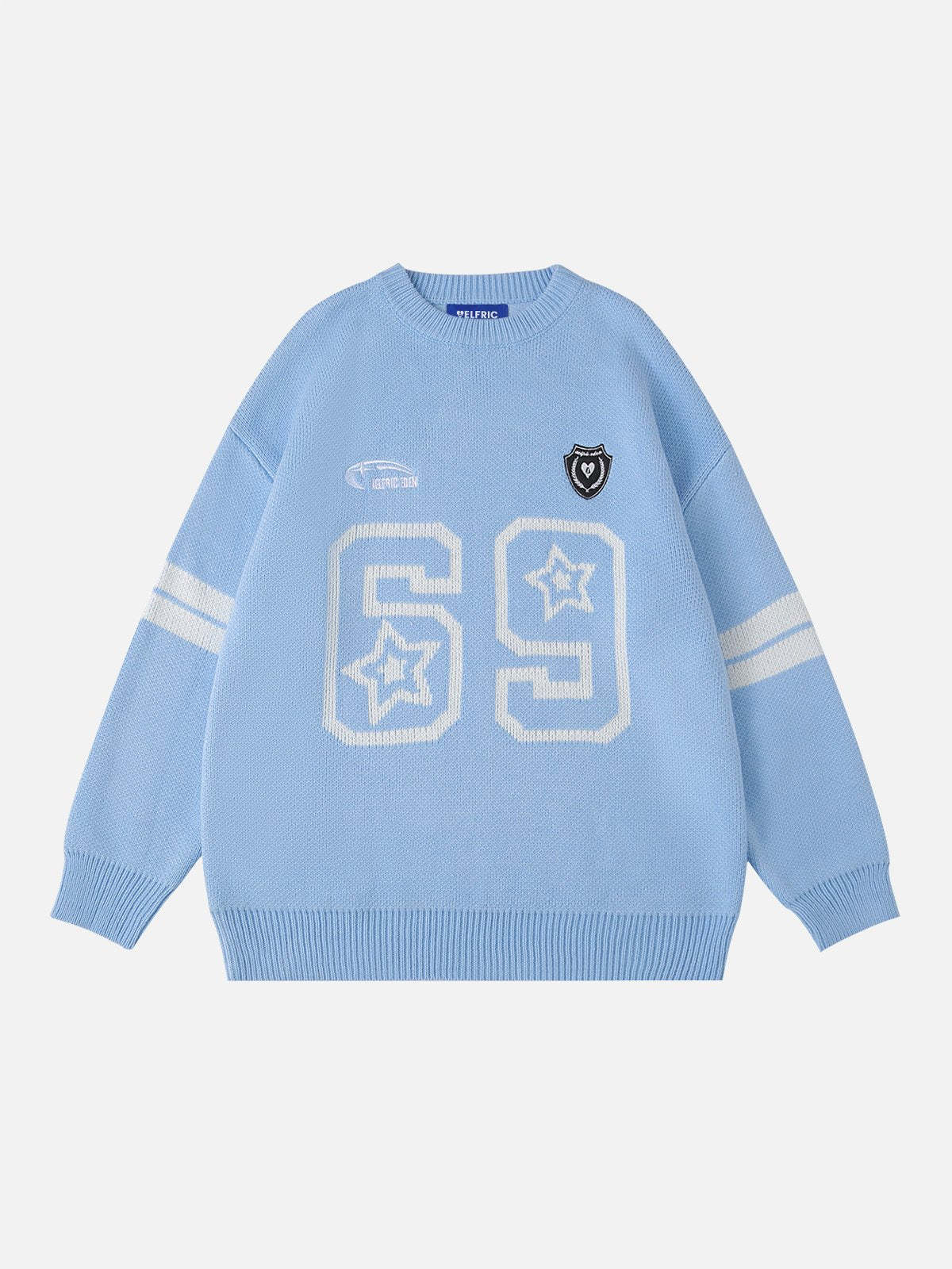 Aelfric Eden Jacquard Number Star Sweater-IYAMIUIO