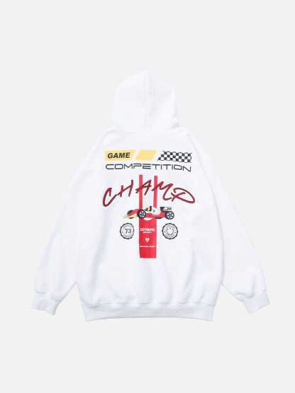 Aelfric Eden Racing Print Hoodie-IYAMIUIO