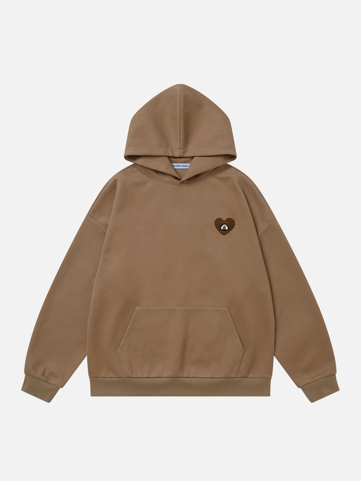 Aelfric Eden Basic Embroidery Heartie Hoodie-IYAMIUIO