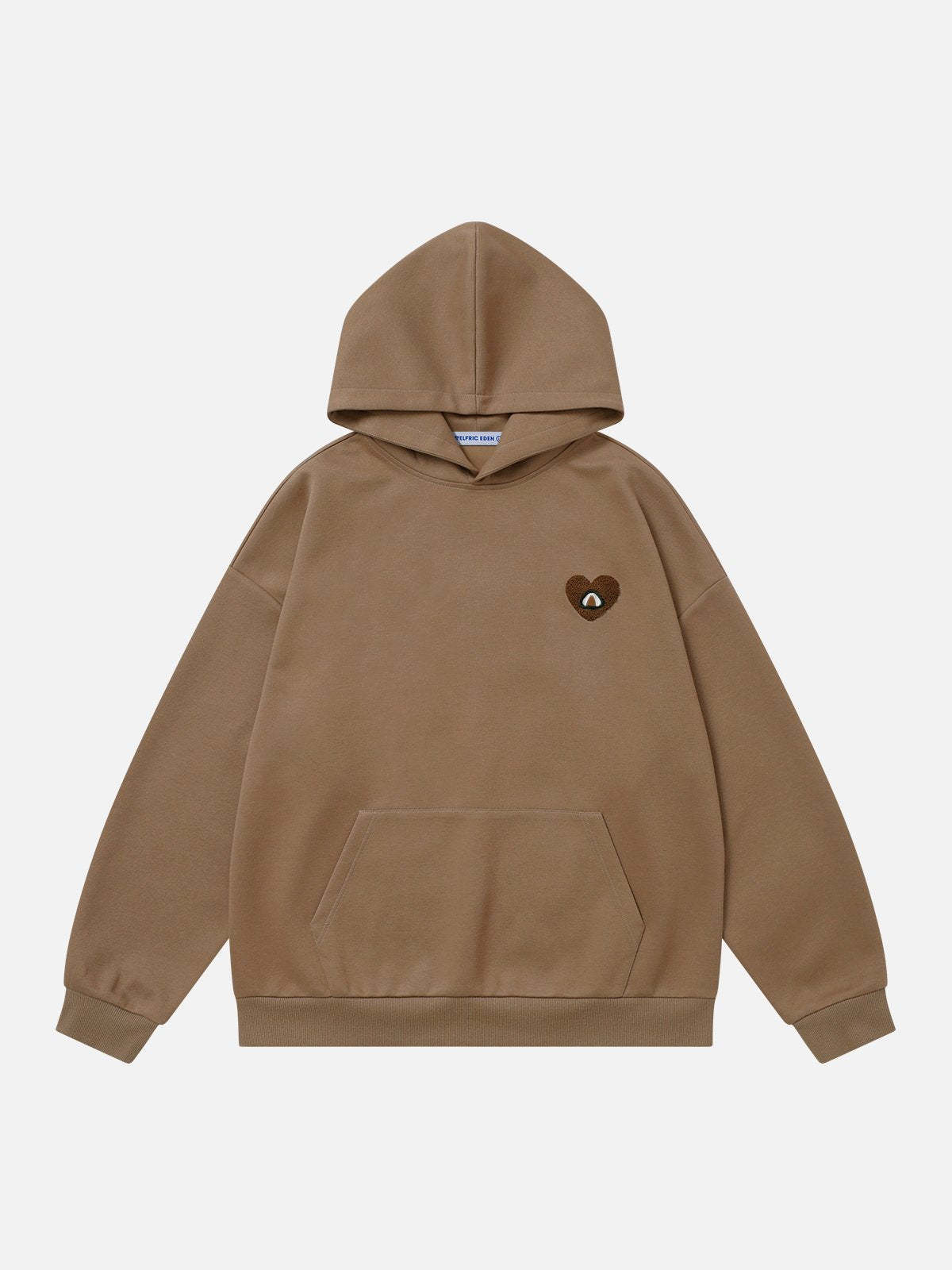 Aelfric Eden Basic Embroidery Heartie Hoodie-IYAMIUIO