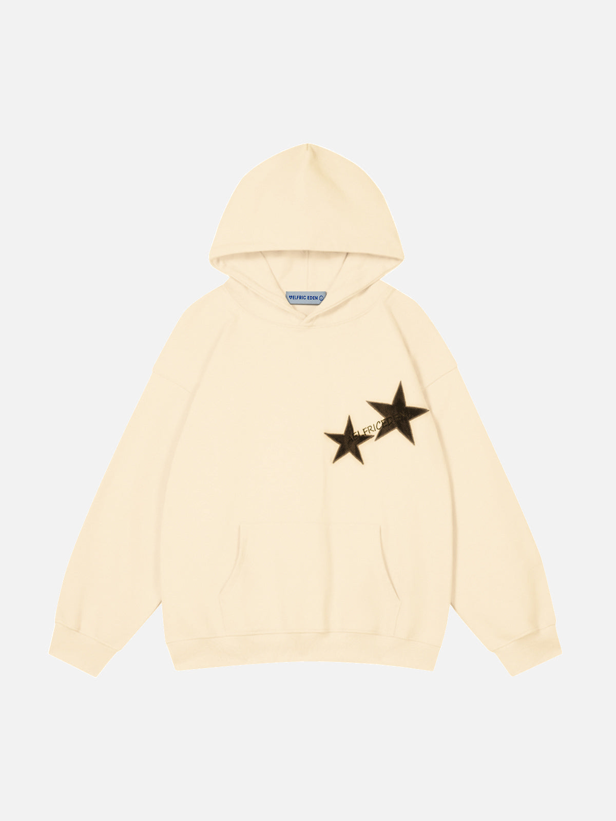Aelfric Eden Star Print Color Contrast Hoodie-IYAMIUIO