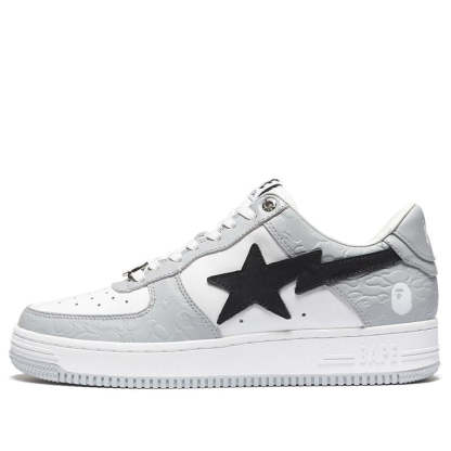 A BATHING APE Bape Sta 'Grey Black' 1H70-191-002-GREY-IYAMIUIO