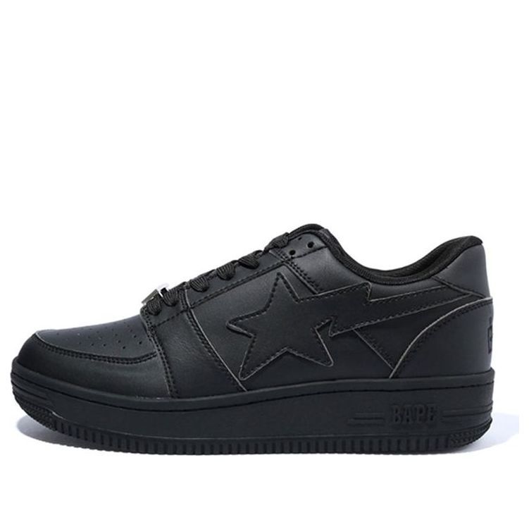 A BATHING APE Bape Sta Low M2 'Black' 1F70-191-006BLK-IYAMIUIO