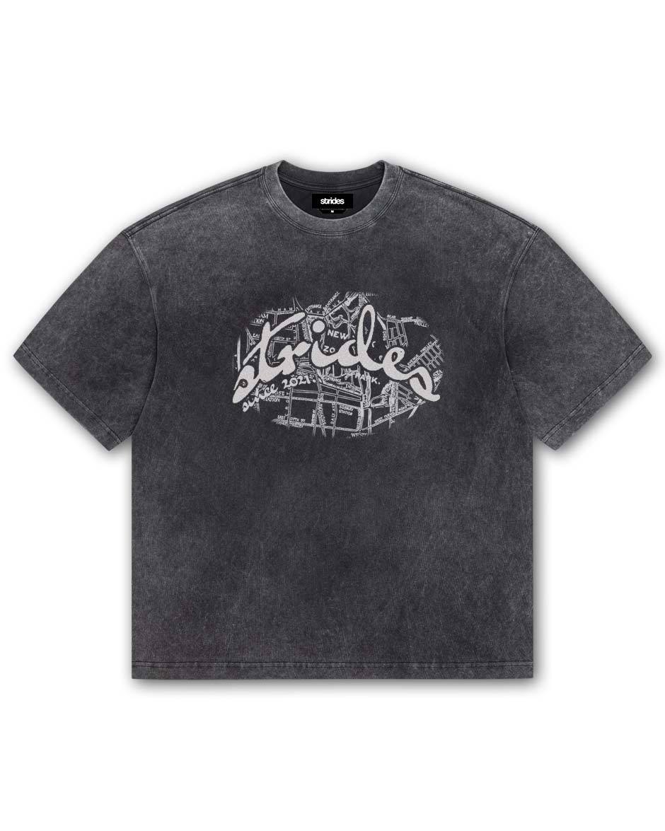 Metro Tee Washed Black-IYAMIUIO