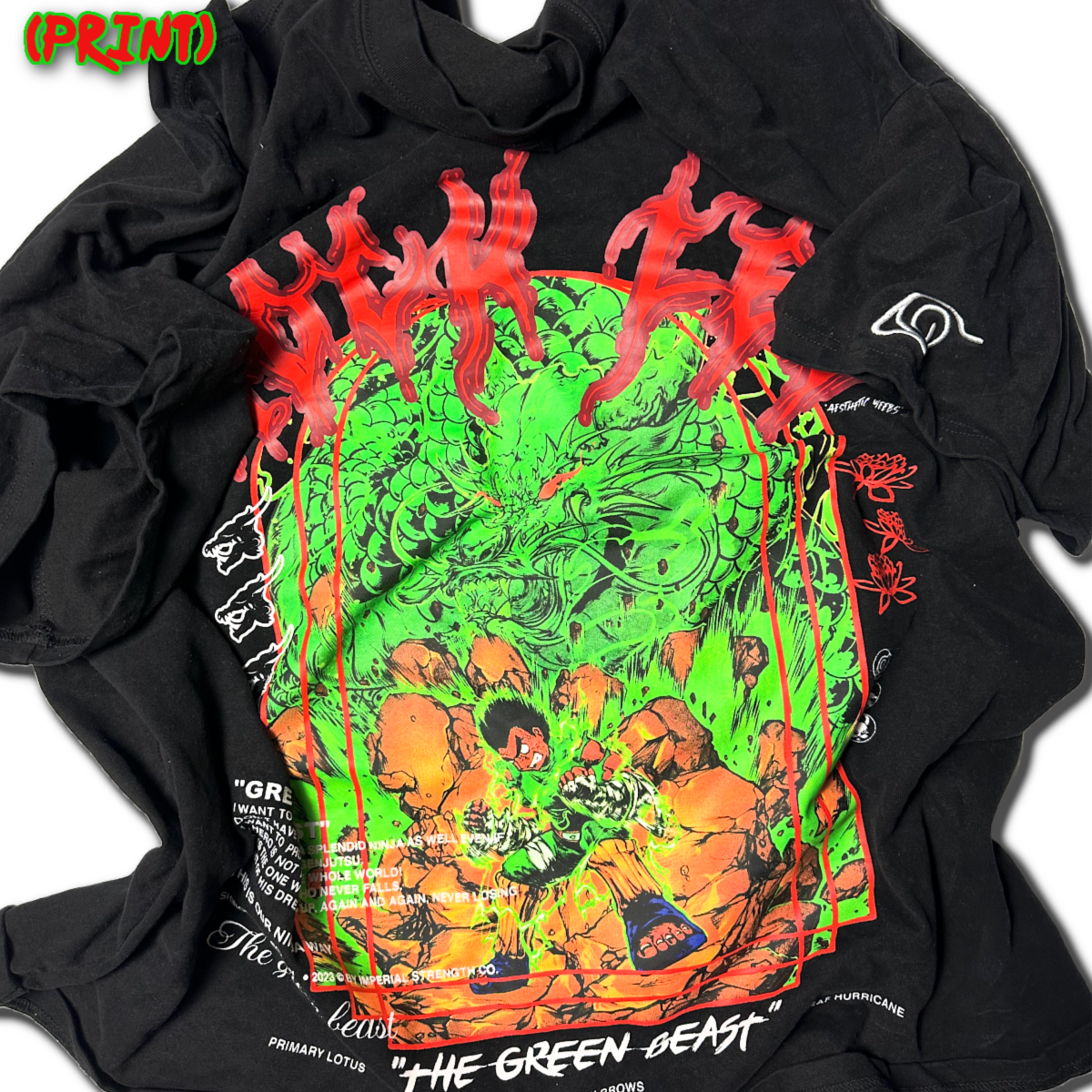 'Green Beast' • Perfect Oversized Tee-IYAMIUIO