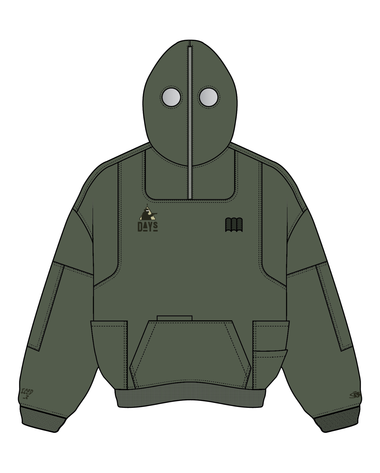 "DAYS" Hoodie-IYAMIUIO