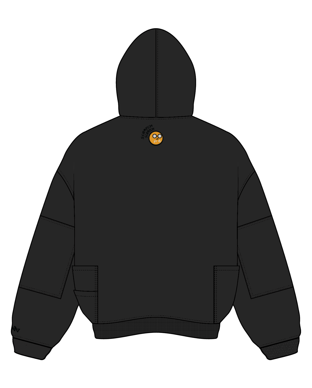 "DAYS" Hoodie Black-IYAMIUIO