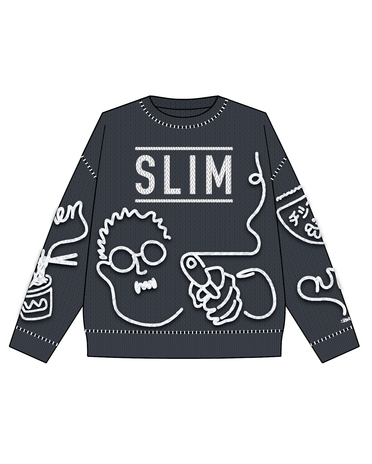 "RAMEN" Knit-IYAMIUIO