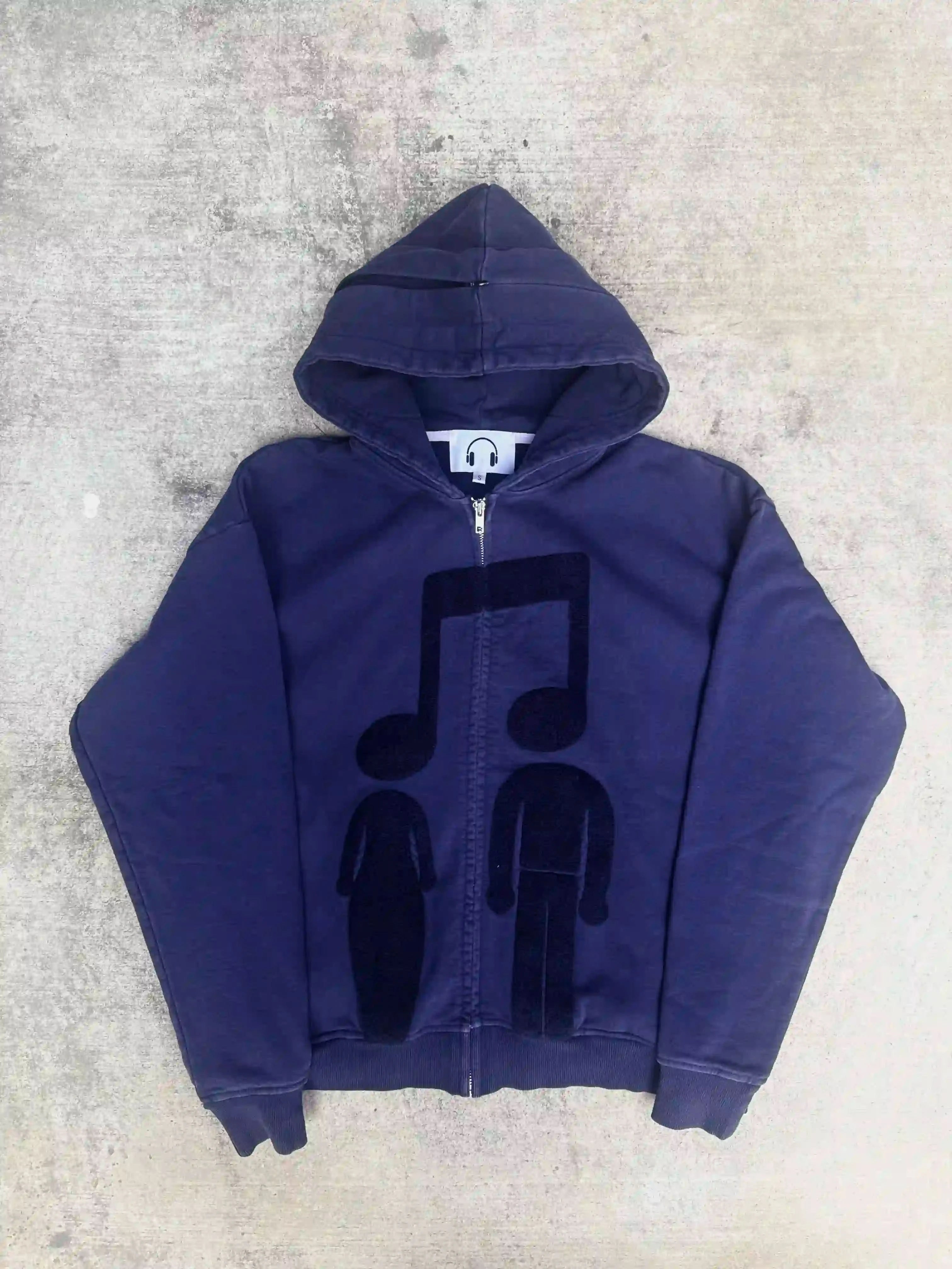 “Music Connects Us” v2 Zip (Purple)-IYAMIUIO