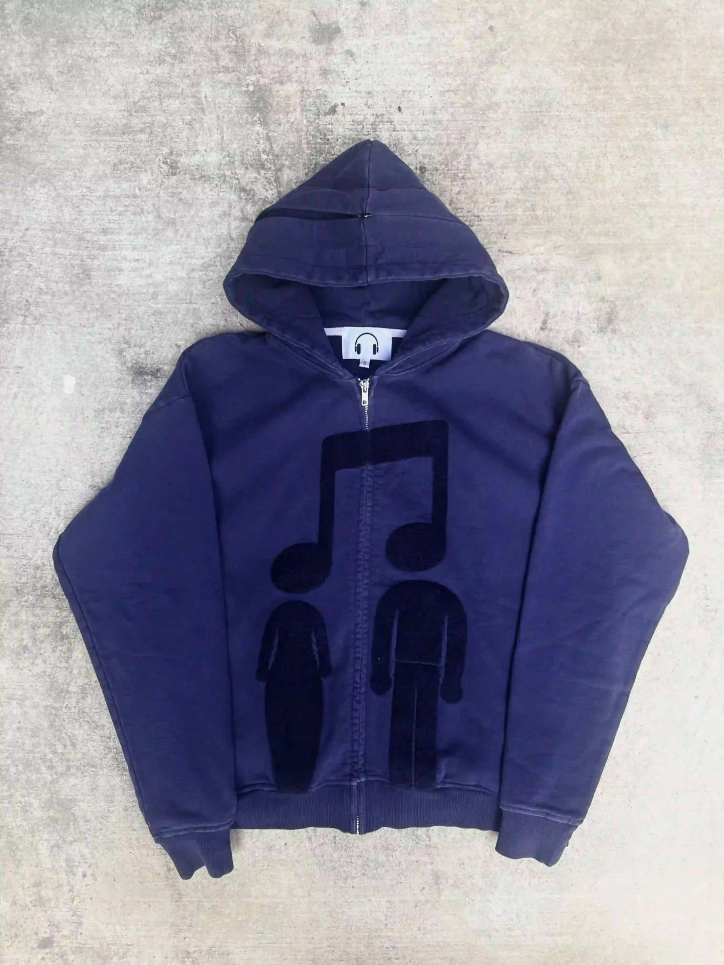 “Music Connects Us” v2 Zip (Purple)-IYAMIUIO