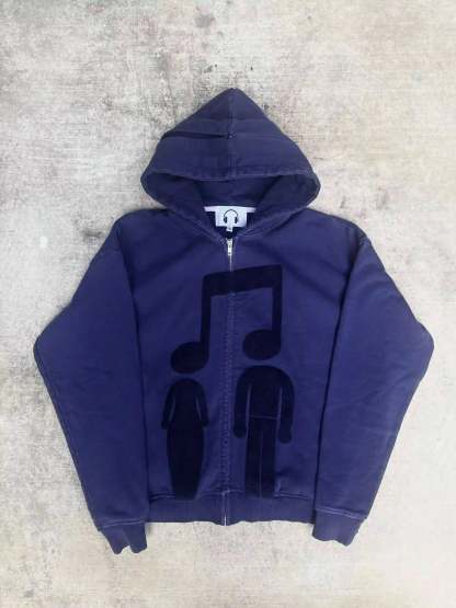 “Music Connects Us” v2 Zip (Purple)-IYAMIUIO