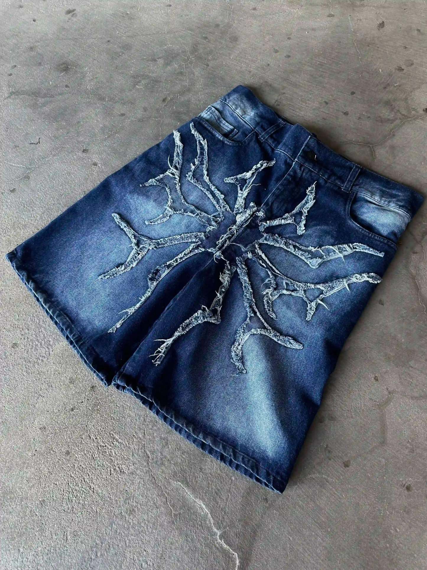 "Phantom Troupe" Jorts (Blue)-IYAMIUIO