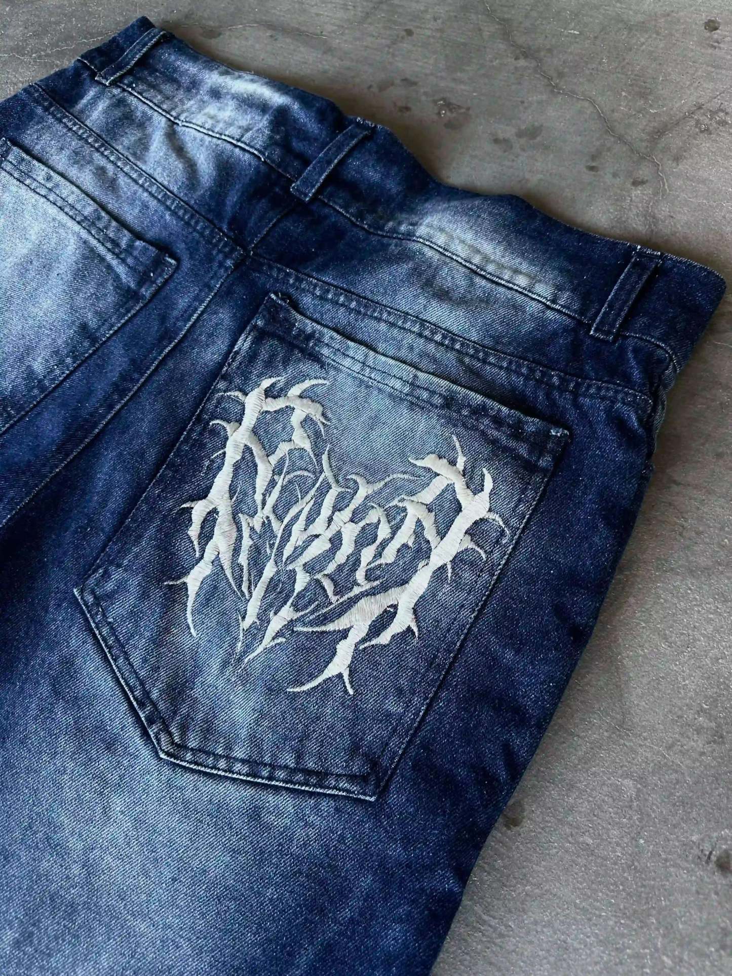 "Phantom Troupe" Jorts (Blue)-IYAMIUIO