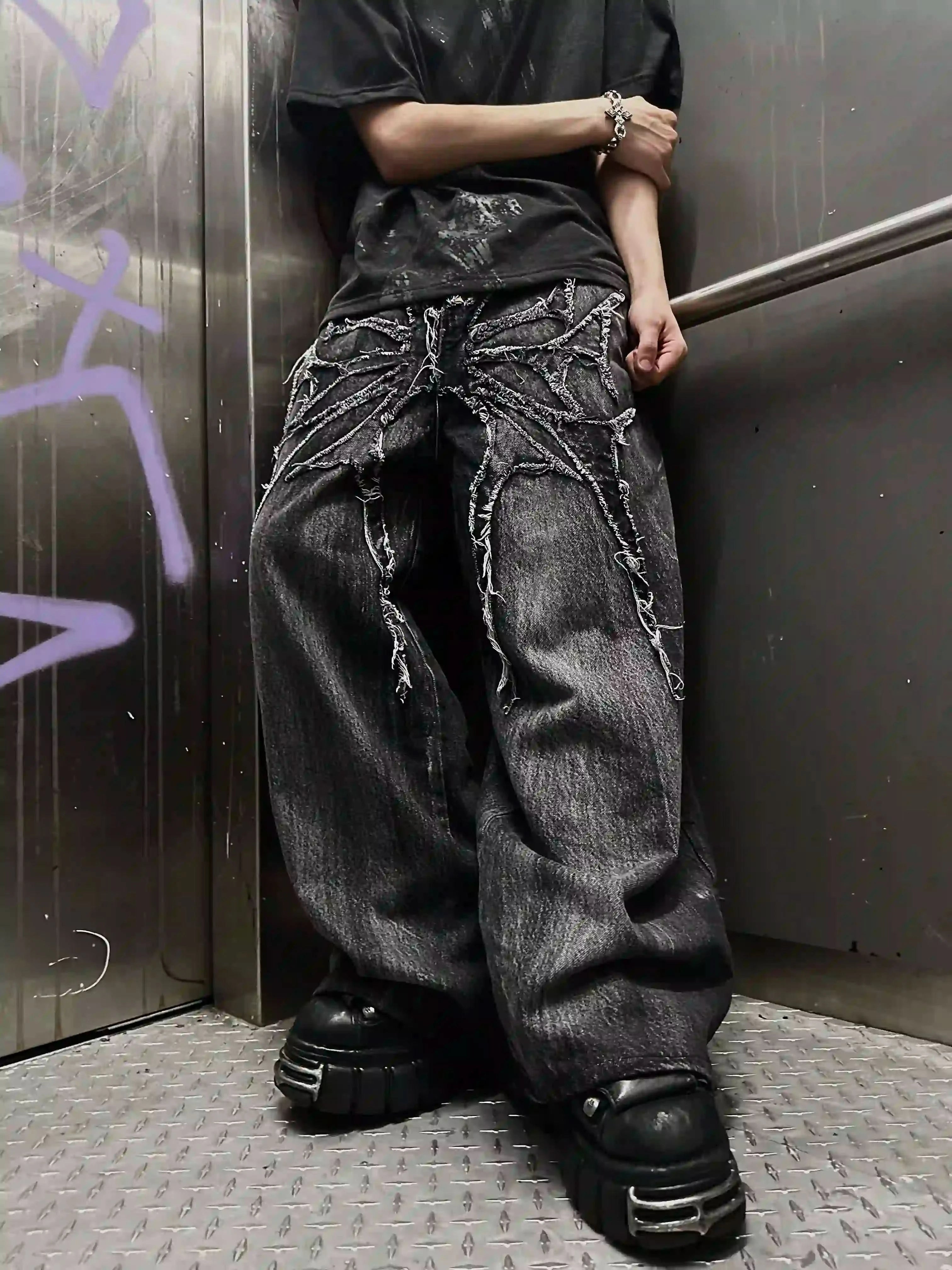 "Phantom Troupe" Jeans-IYAMIUIO