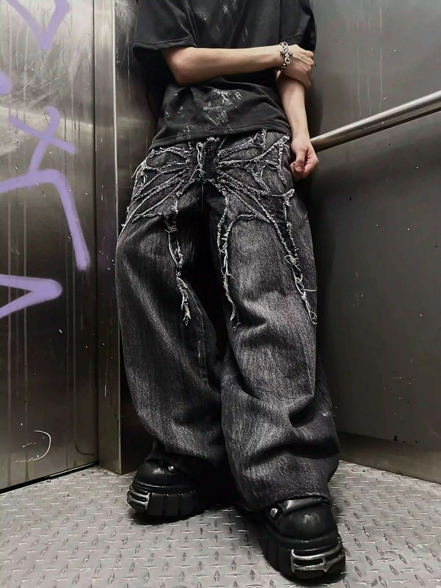 "Phantom Troupe" Jeans-IYAMIUIO