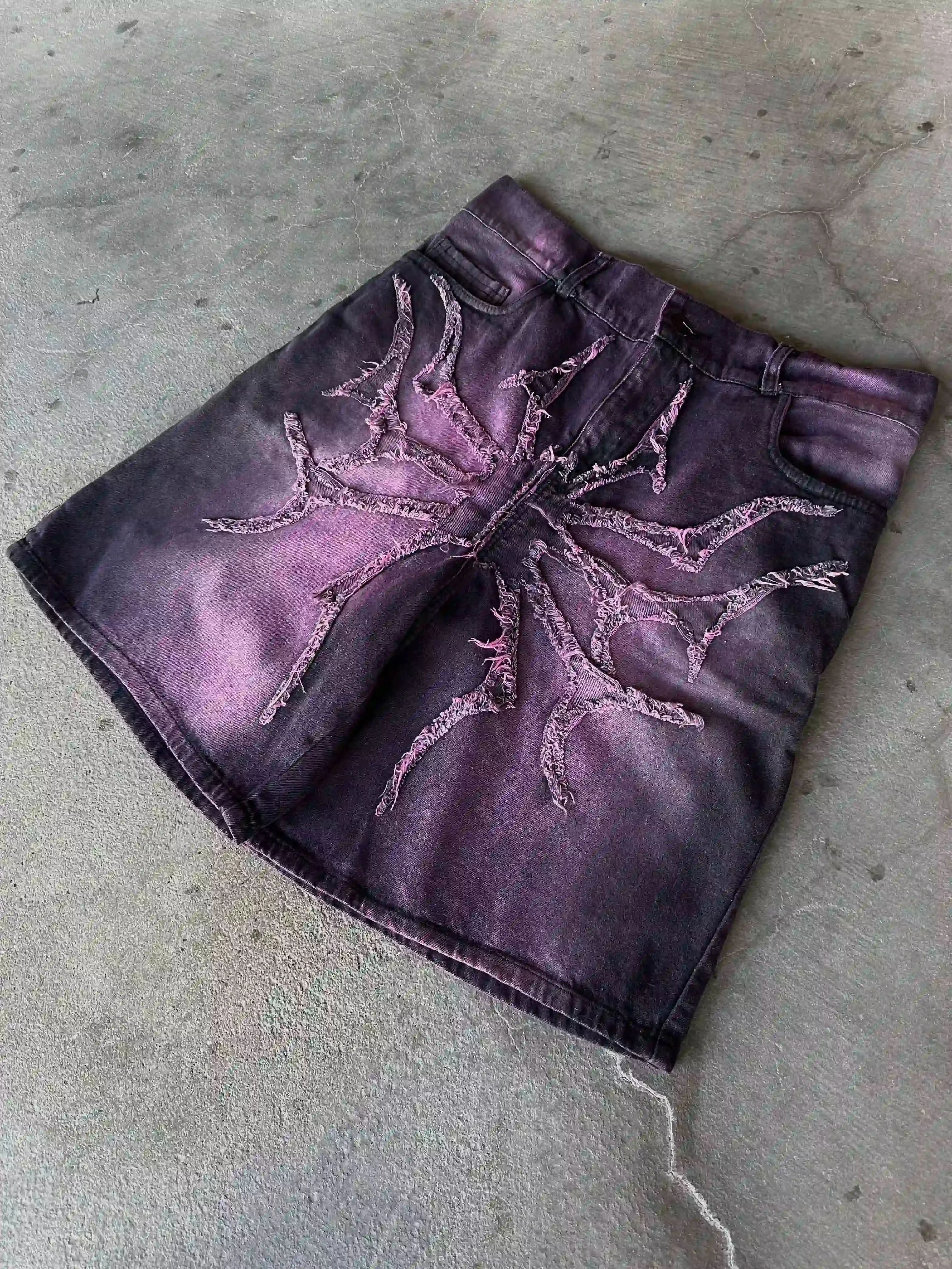 "Phantom Troupe" Jorts (Purple)-IYAMIUIO