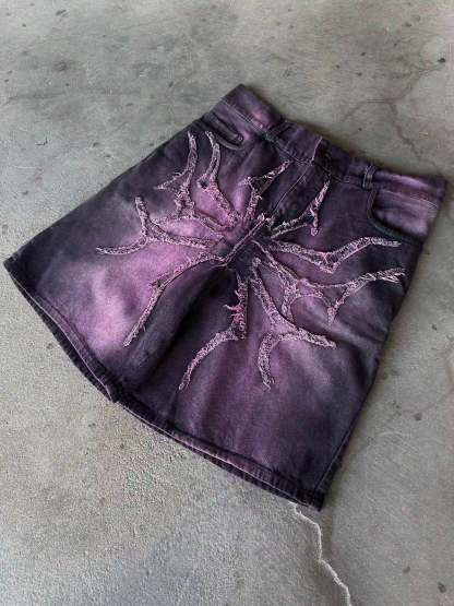 "Phantom Troupe" Jorts (Purple)-IYAMIUIO