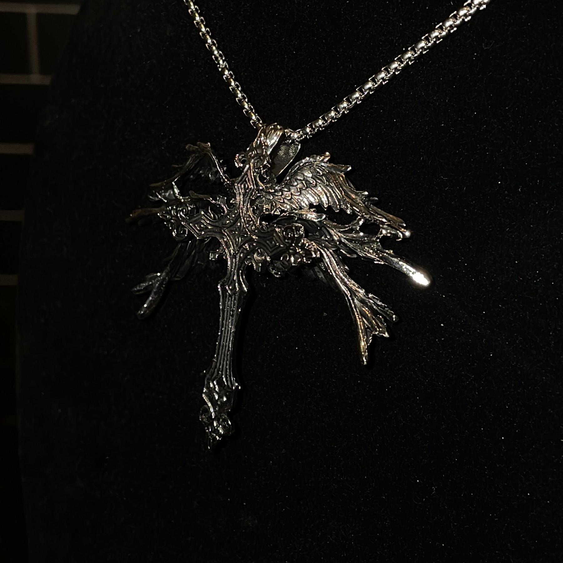 "Angelic Cross Necklace"-IYAMIUIO
