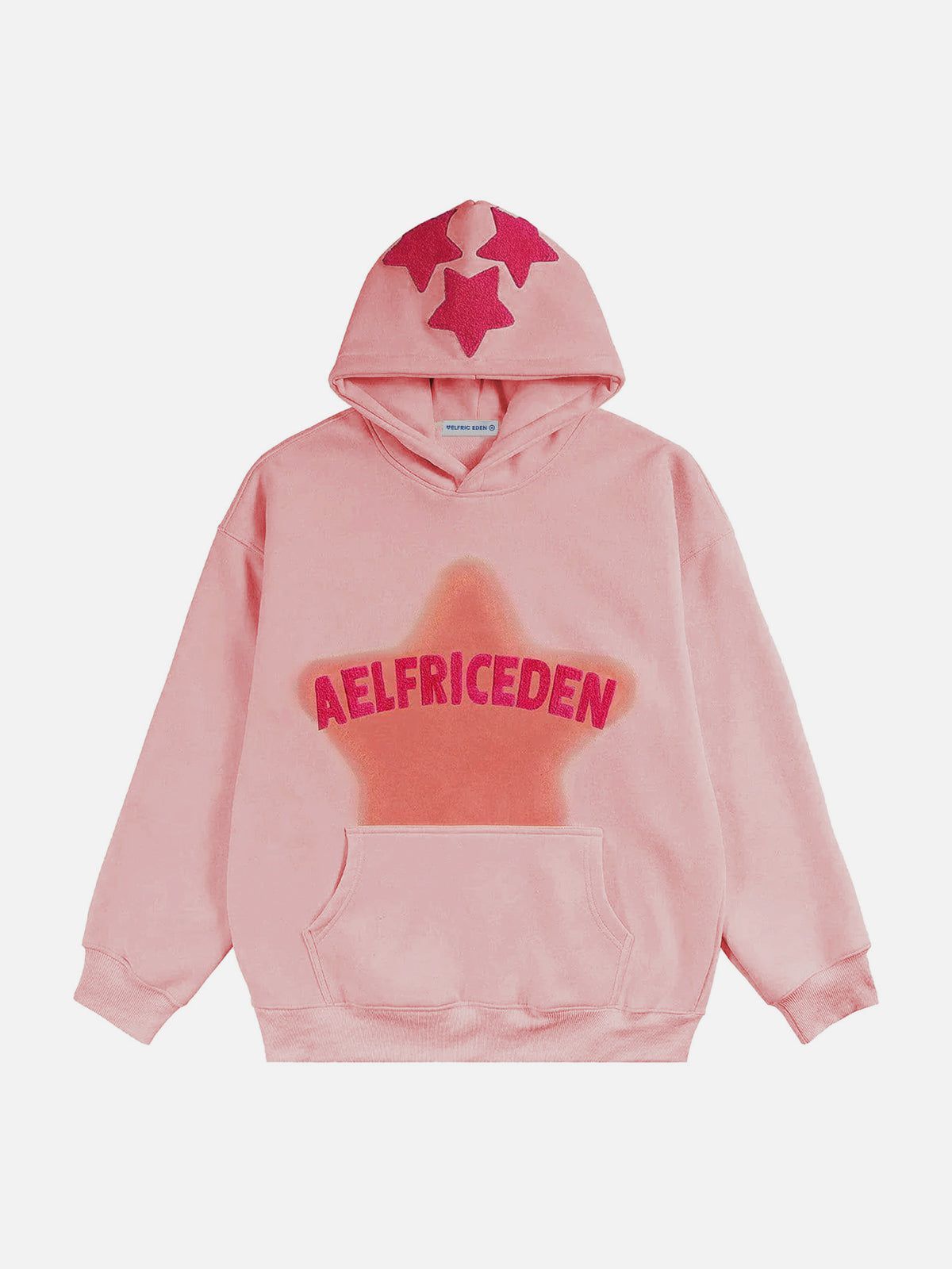 Aelfric Eden Vintage Embroidery Star Hoodie-IYAMIUIO