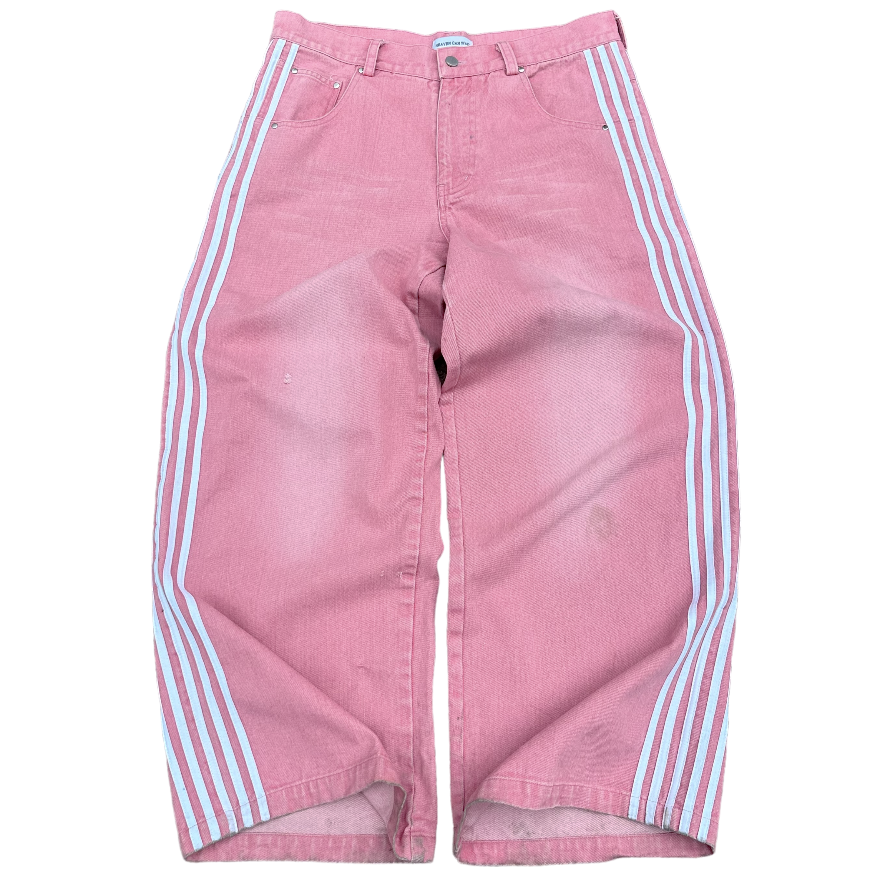 TRACK JEANS (PINK)-IYAMIUIO
