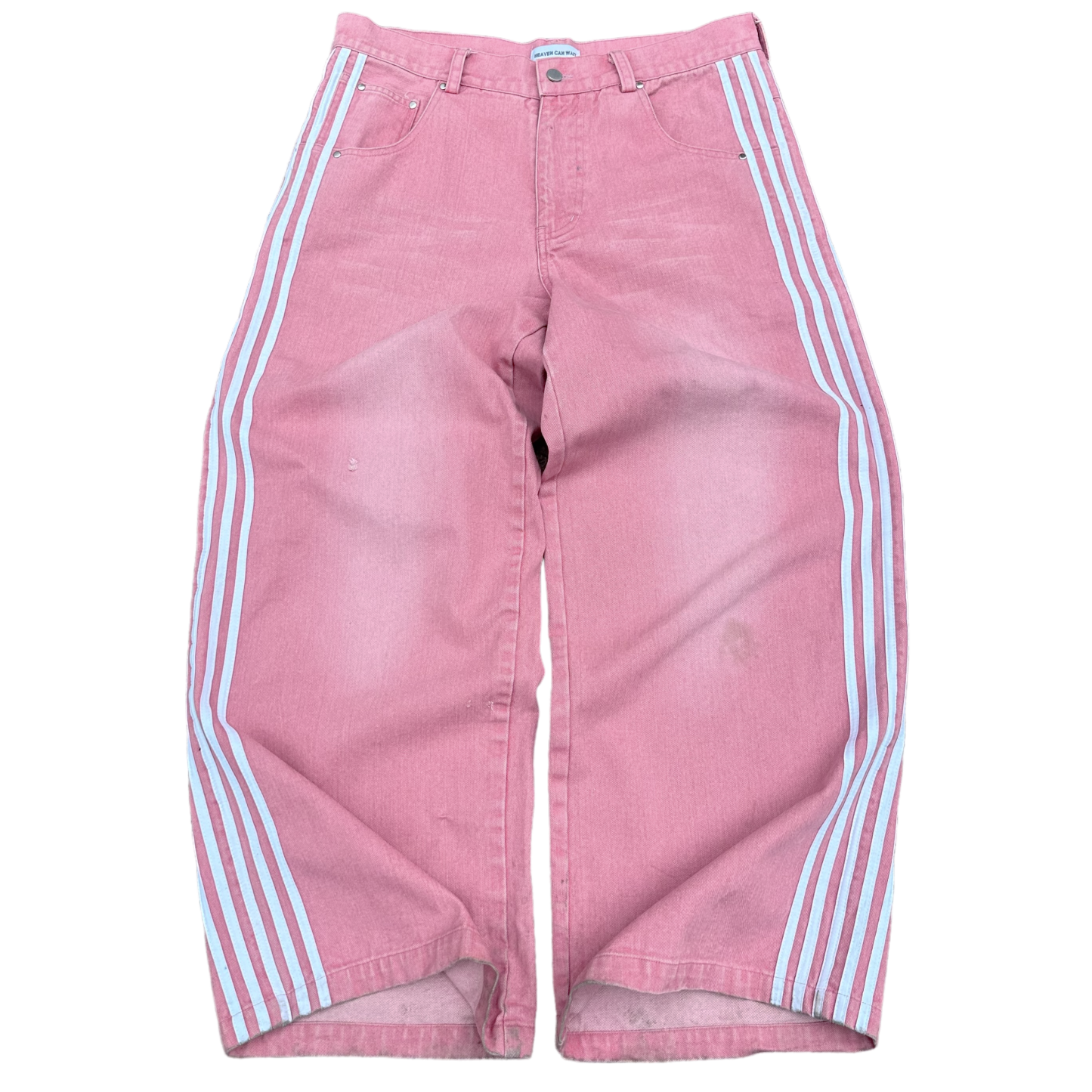 TRACK JEANS (PINK)-IYAMIUIO