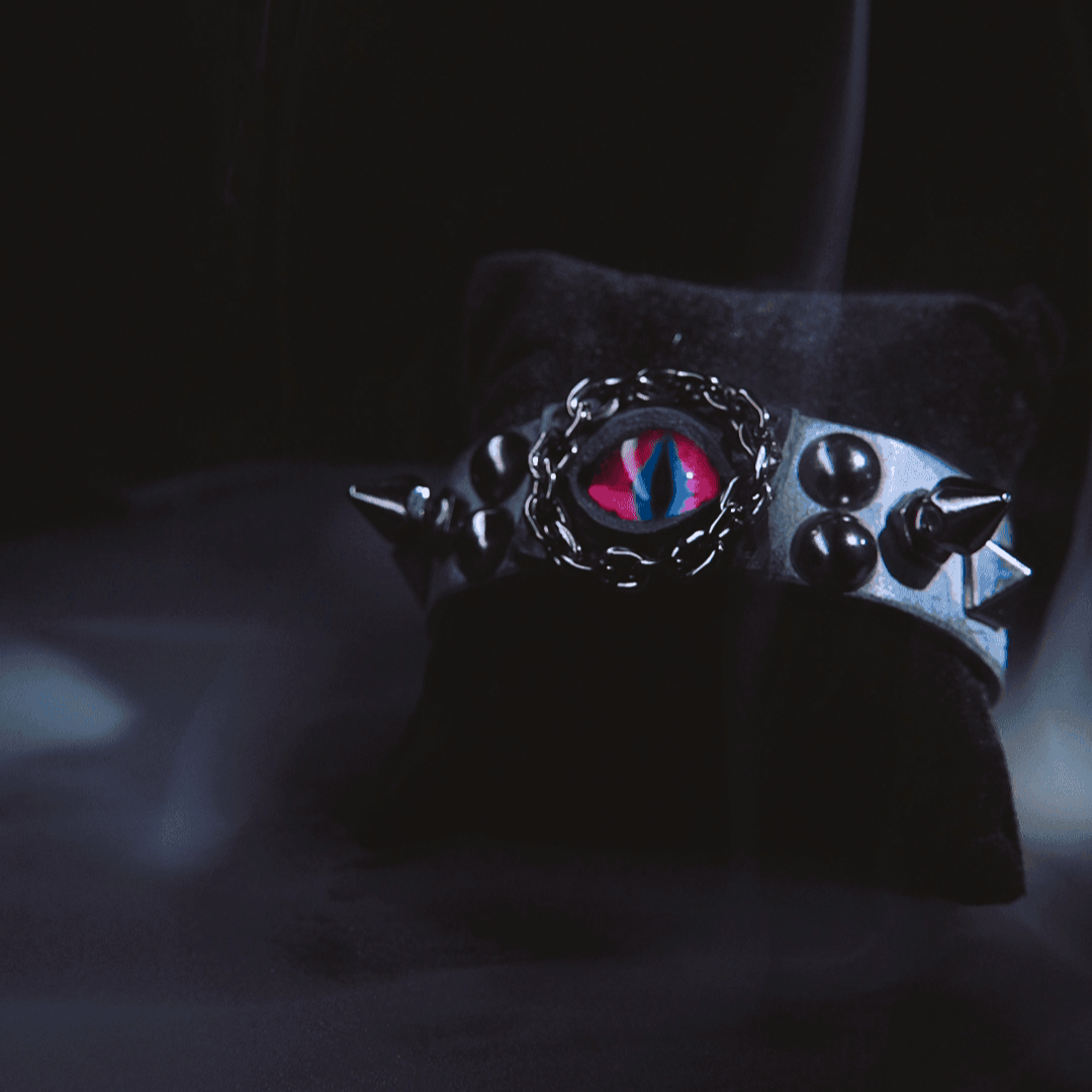 Purple Chrome Dragon Eye Bracelet-IYAMIUIO