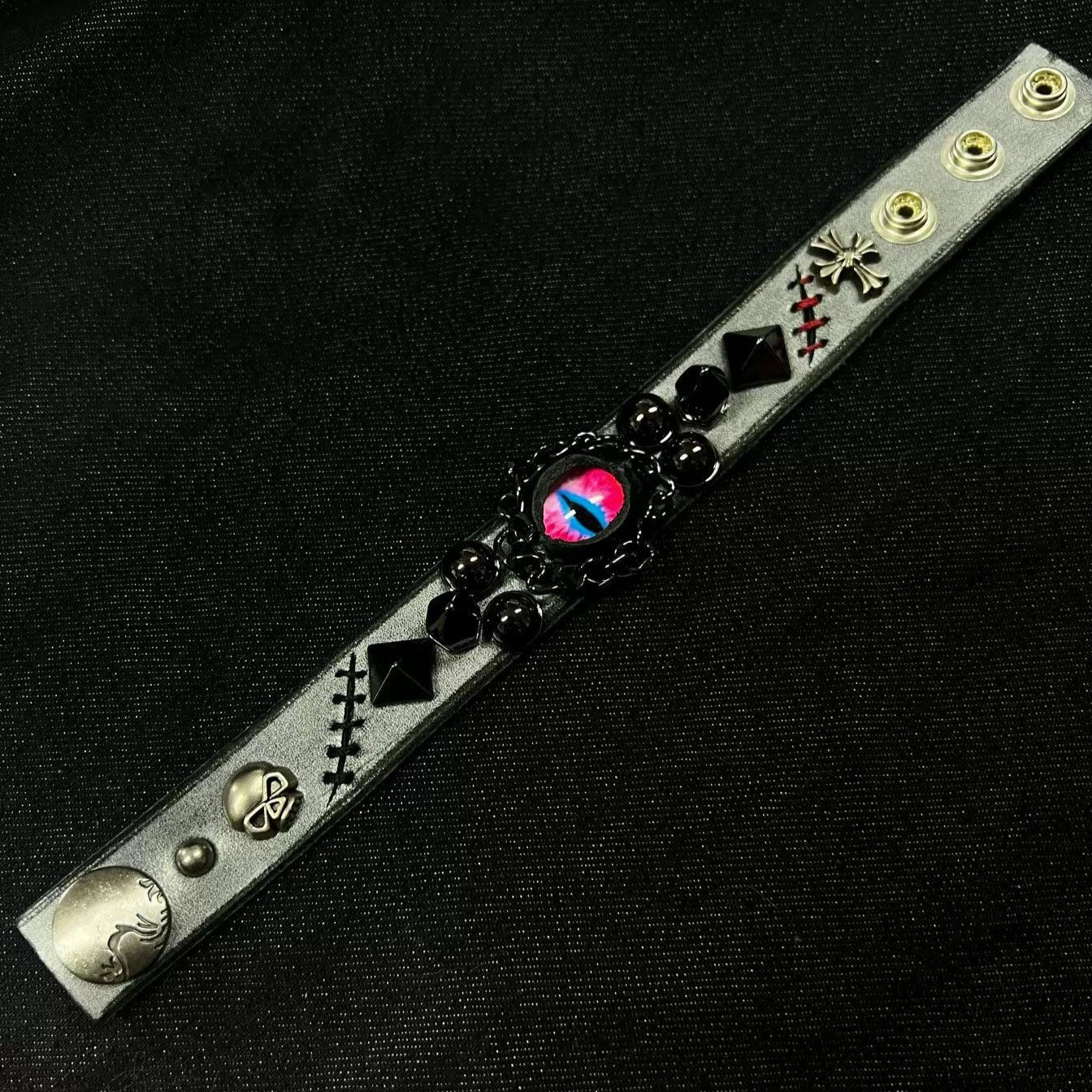 Purple Chrome Dragon Eye Bracelet-IYAMIUIO