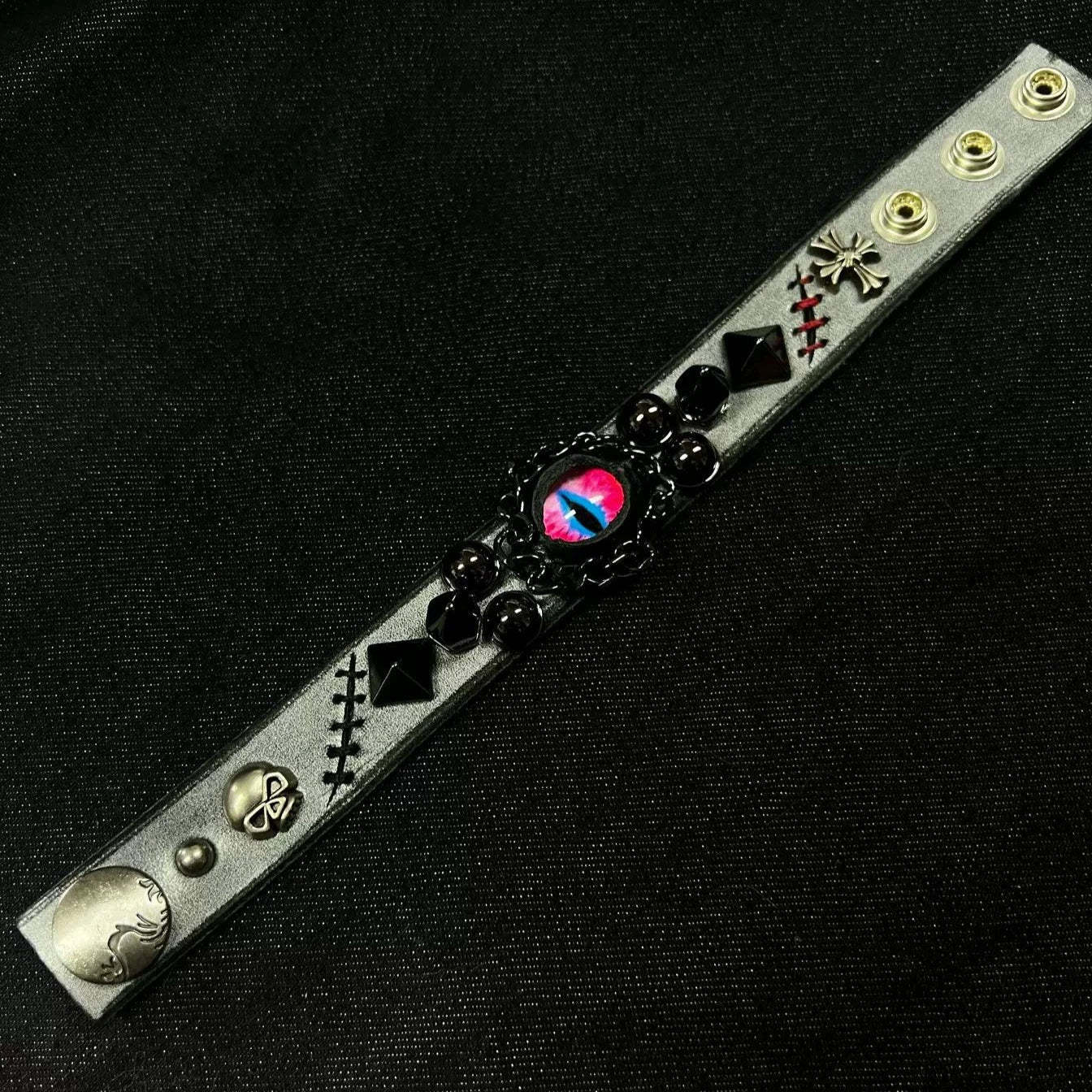 Purple Chrome Dragon Eye Bracelet-IYAMIUIO