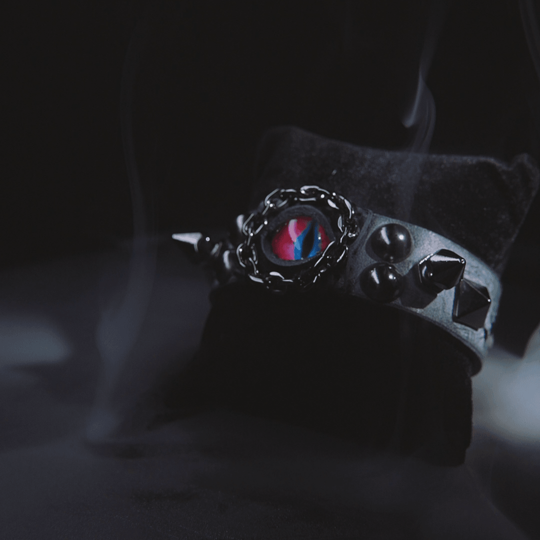 Purple Chrome Dragon Eye Bracelet-IYAMIUIO