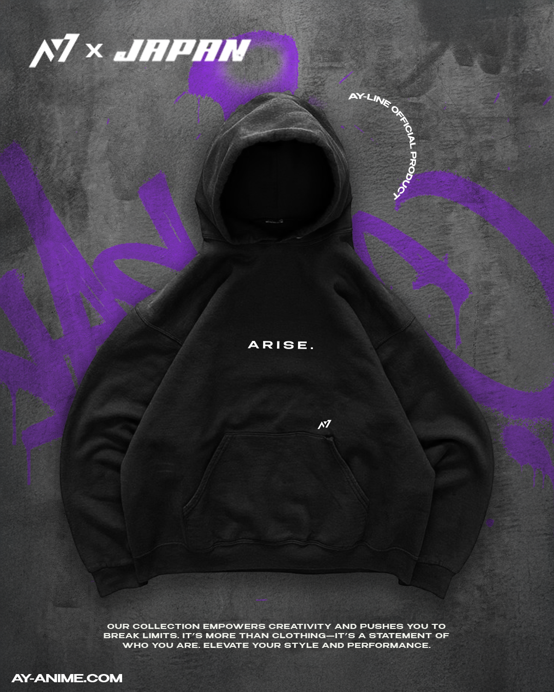 King of the Ants Streetwear Hoodie Black-IYAMIUIO