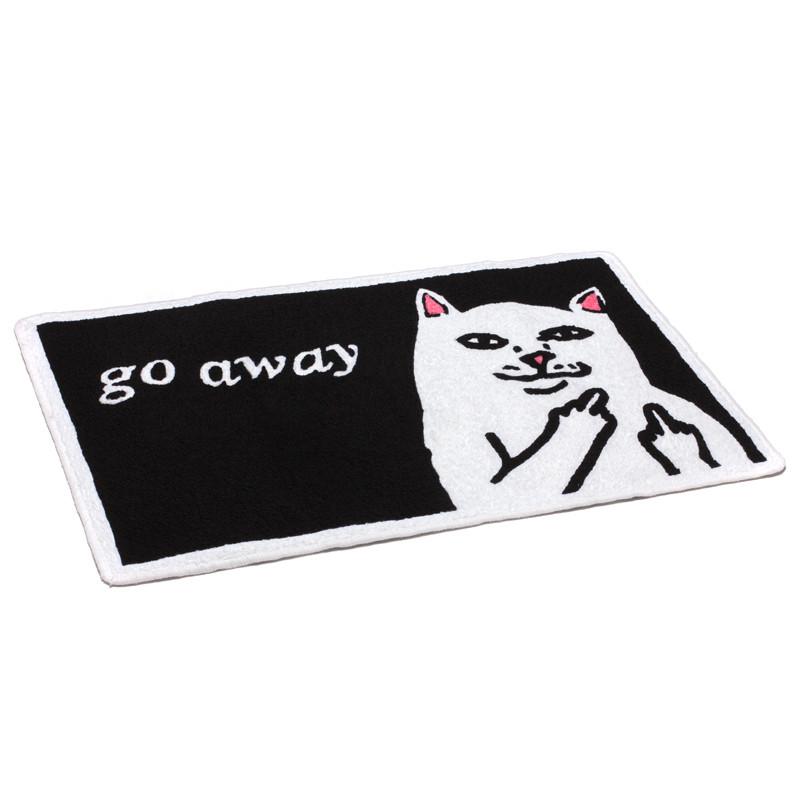 Go Away Rug (Black)-IYAMIUIO