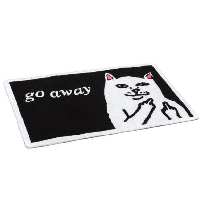 Go Away Rug (Black)-IYAMIUIO