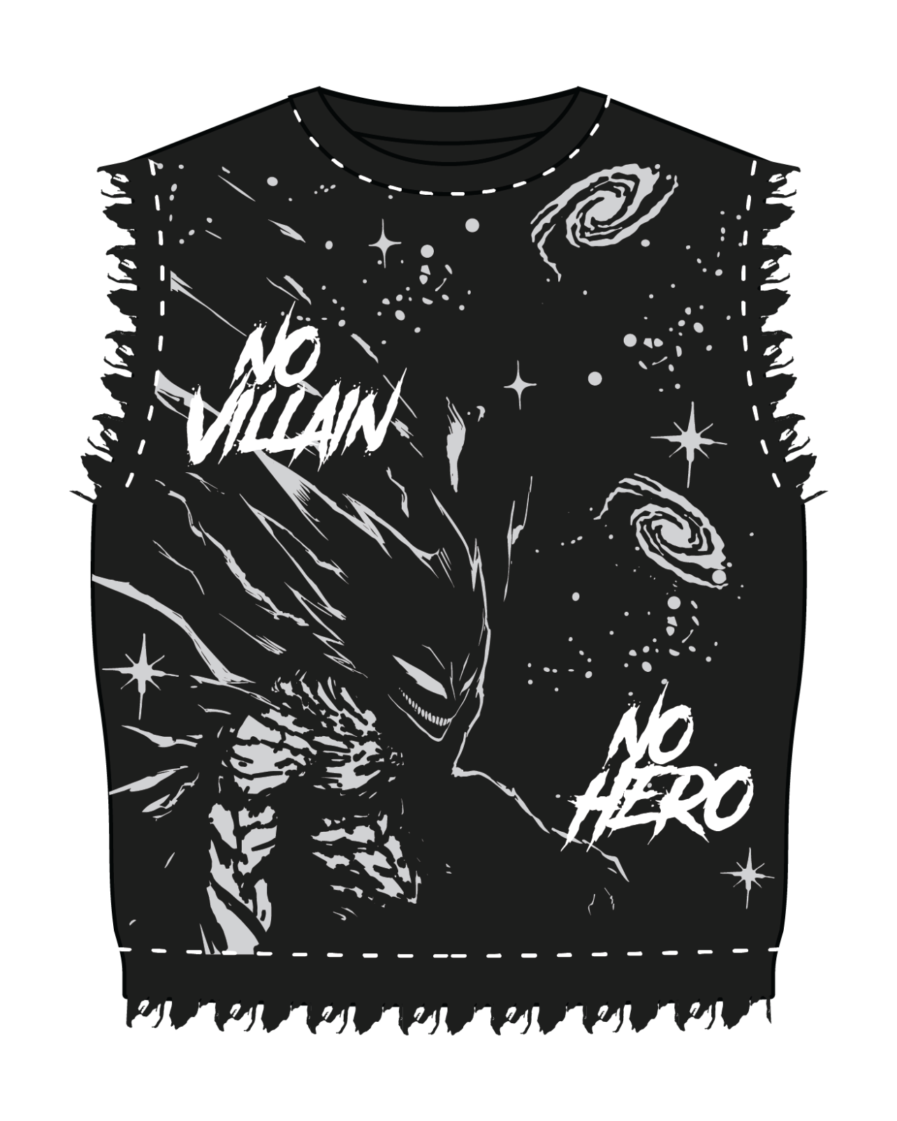 "Main Villain" Knit Vest-IYAMIUIO