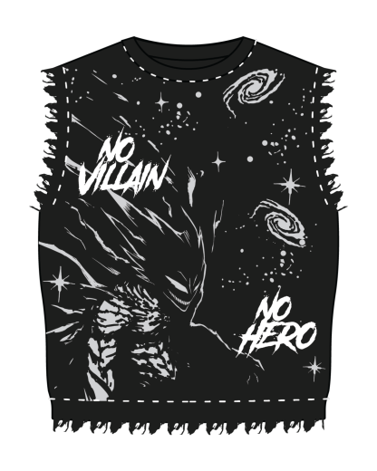 "Main Villain" Knit Vest-IYAMIUIO