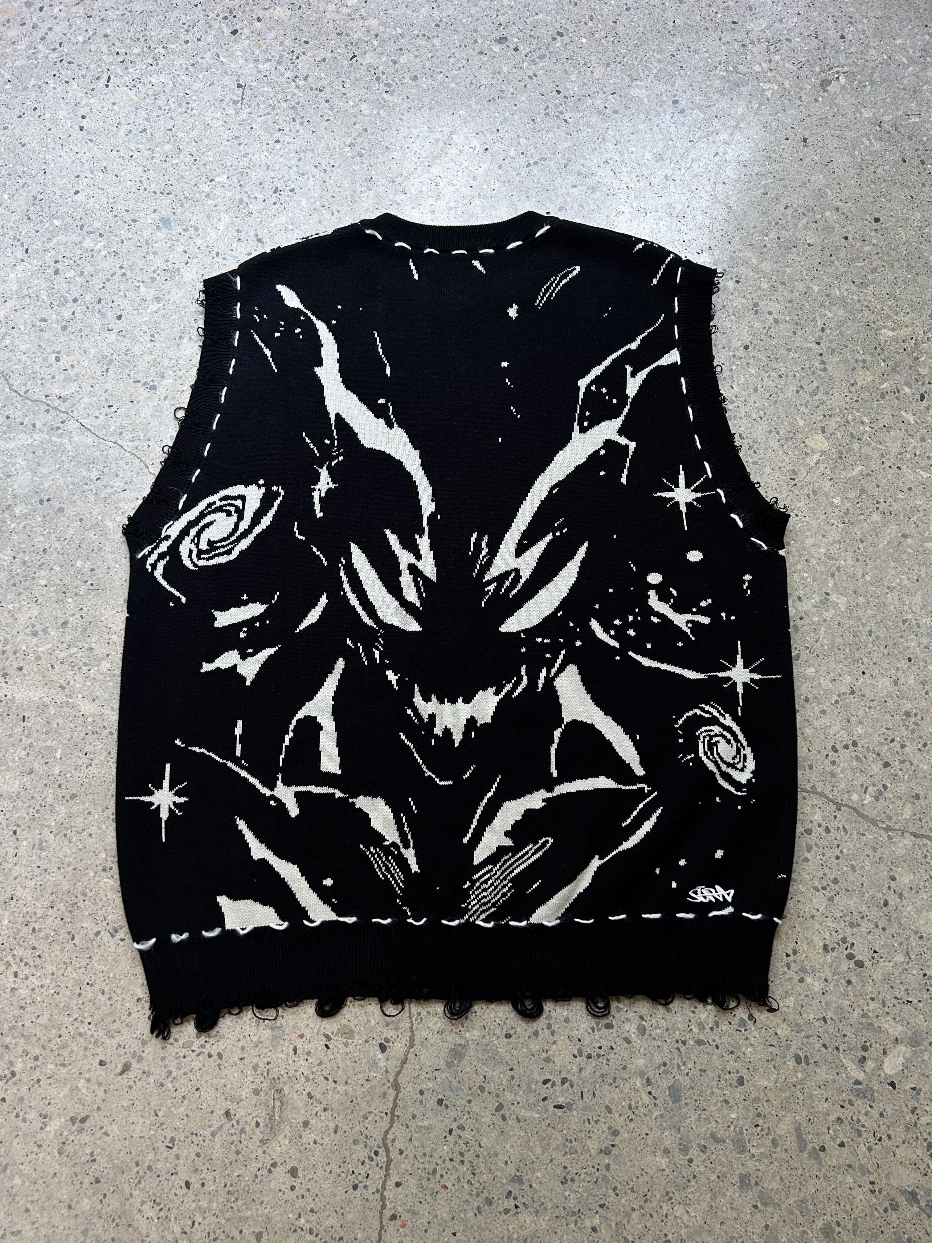 "Main Villain" Knit Vest-IYAMIUIO